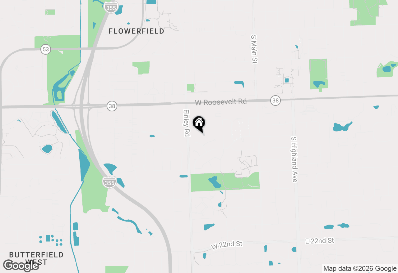 Map of 1311 S Finley Road #203, Lombard, IL 60148