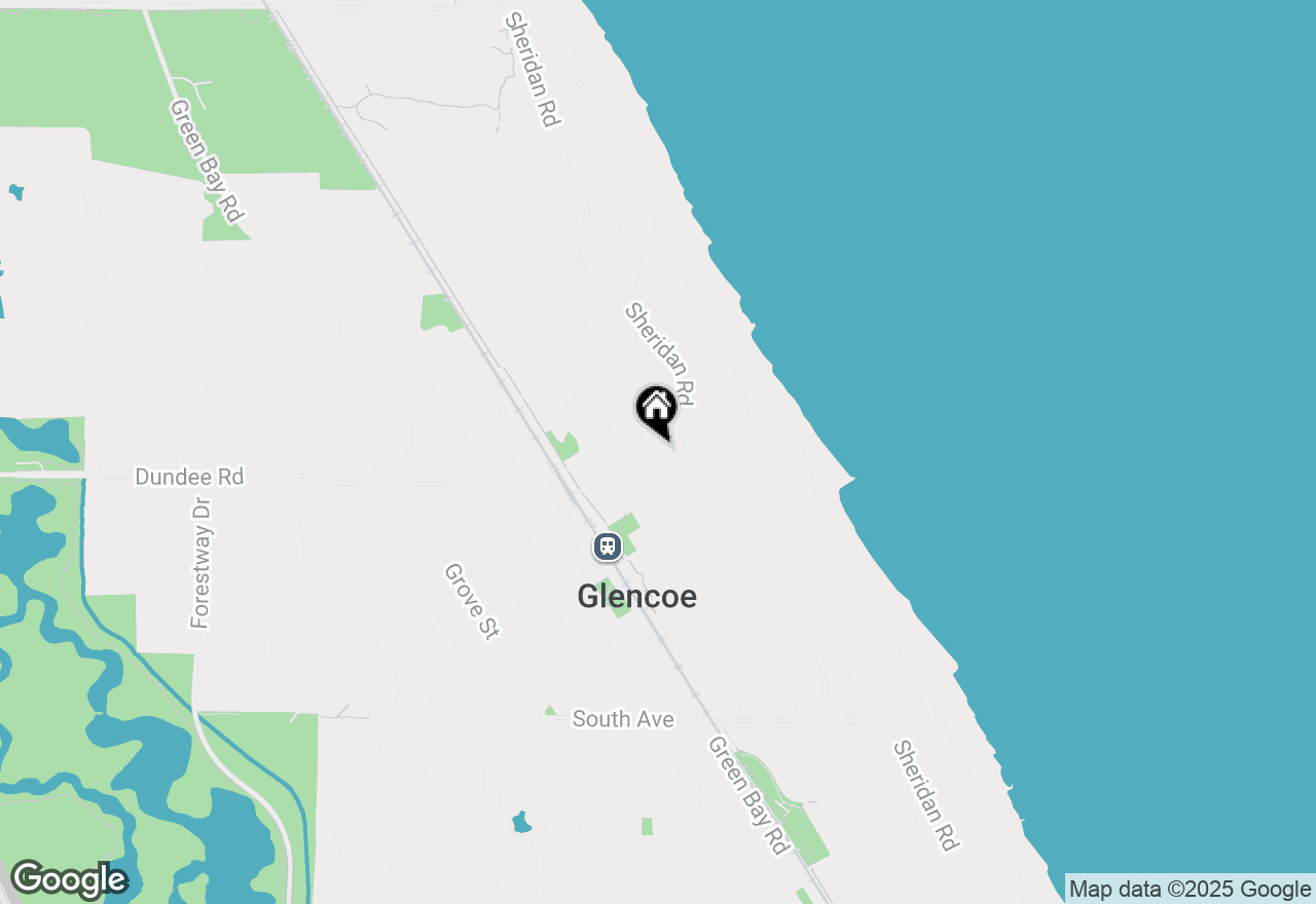 Map of 789 Greenleaf Avenue, Glencoe, IL 60022