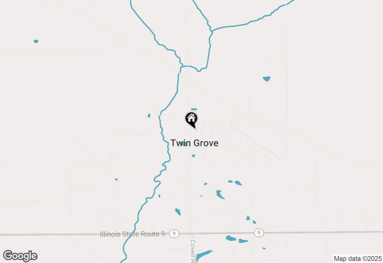 Map of 14739 N Jolly Lake Road, Bloomington, IL 61701