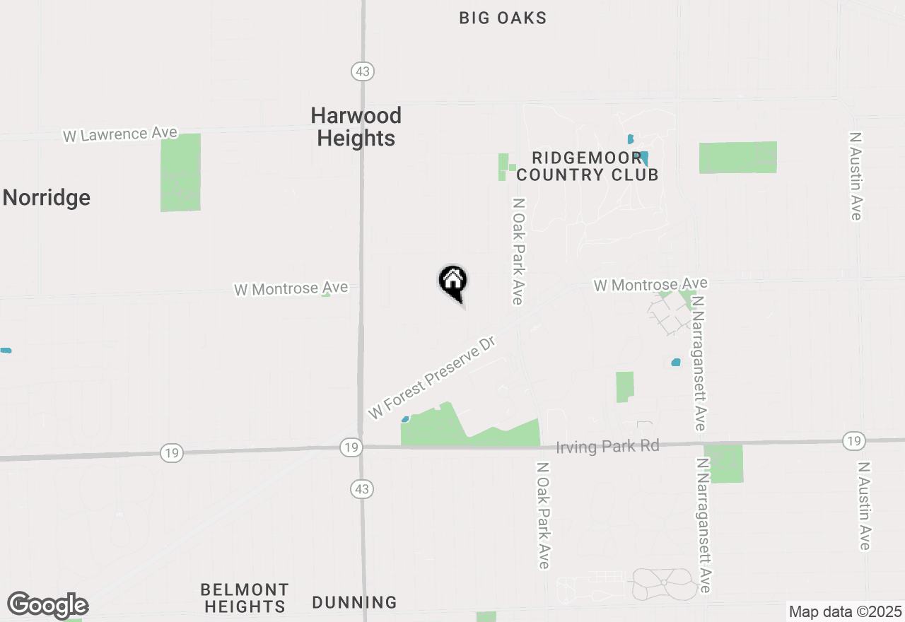 Map of 4248 N Newland Avenue, Norridge, IL 60706