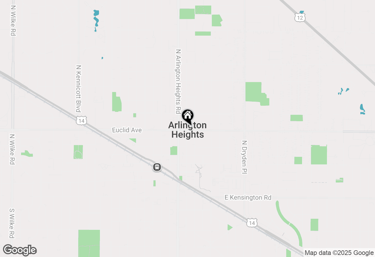 Map of 300 E Euclid Avenue, Arlington Heights, IL 60004