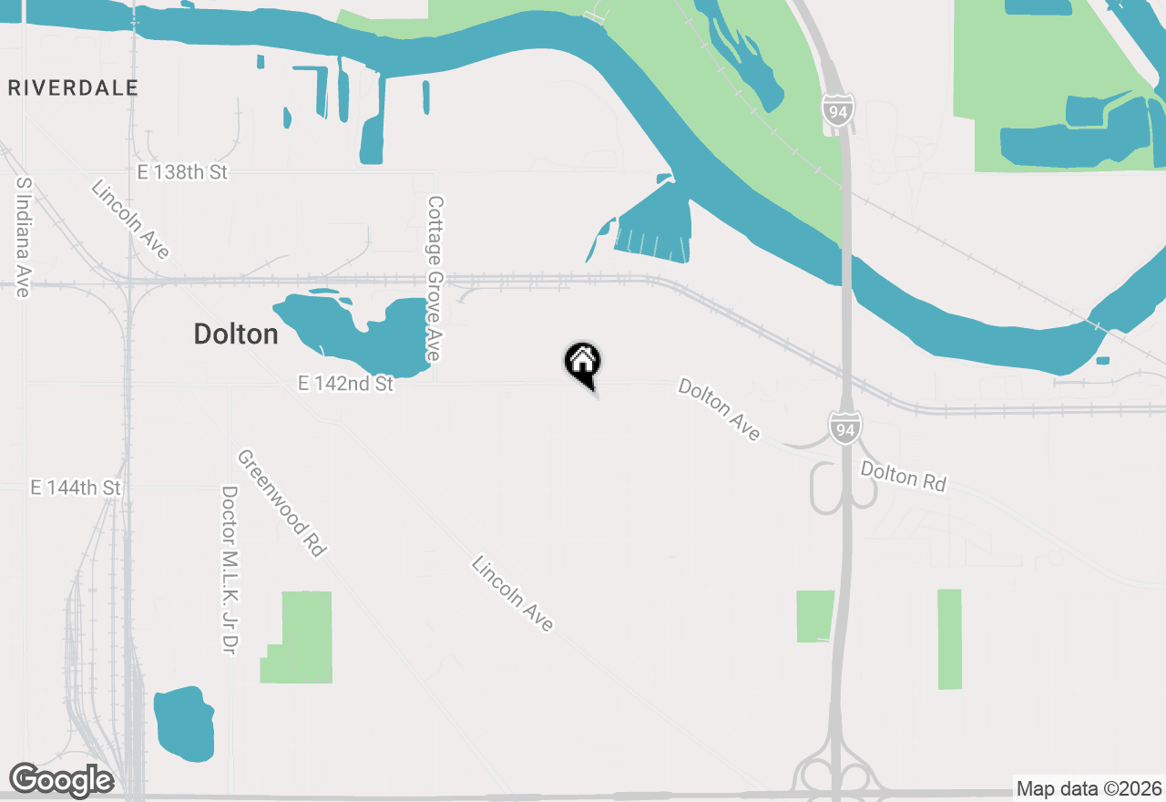 Map of 14214 Minerva Avenue, Dolton, IL 60419