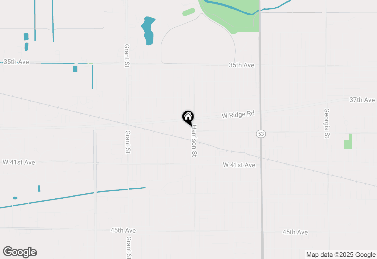 Map of 830 W 39th Avenue, Gary, IN 46408
