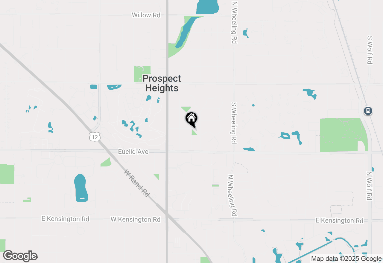 Map of (Address confidential), Prospect Heights, Illinois 60070