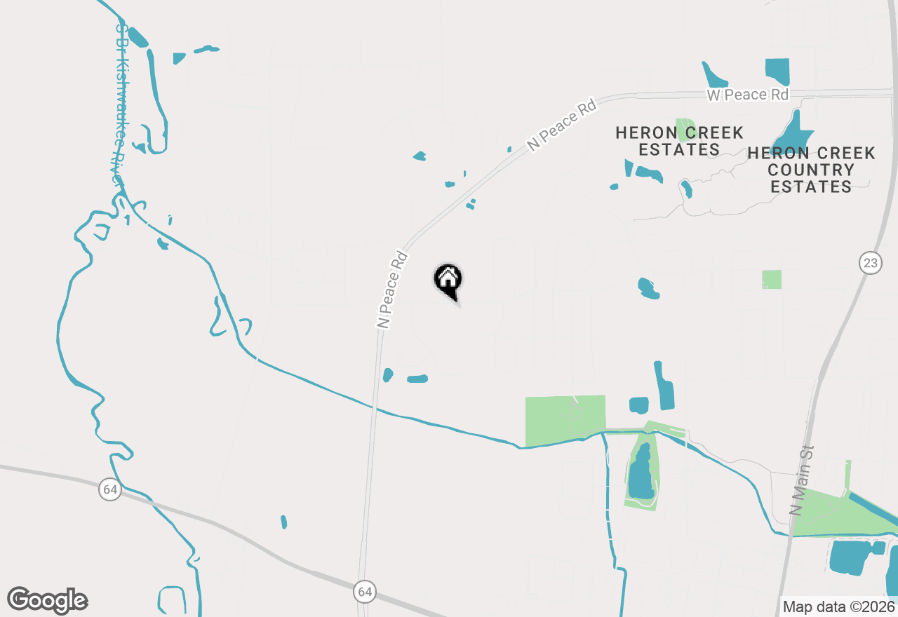 Map of 1410 Freed Road, Sycamore, IL 60178