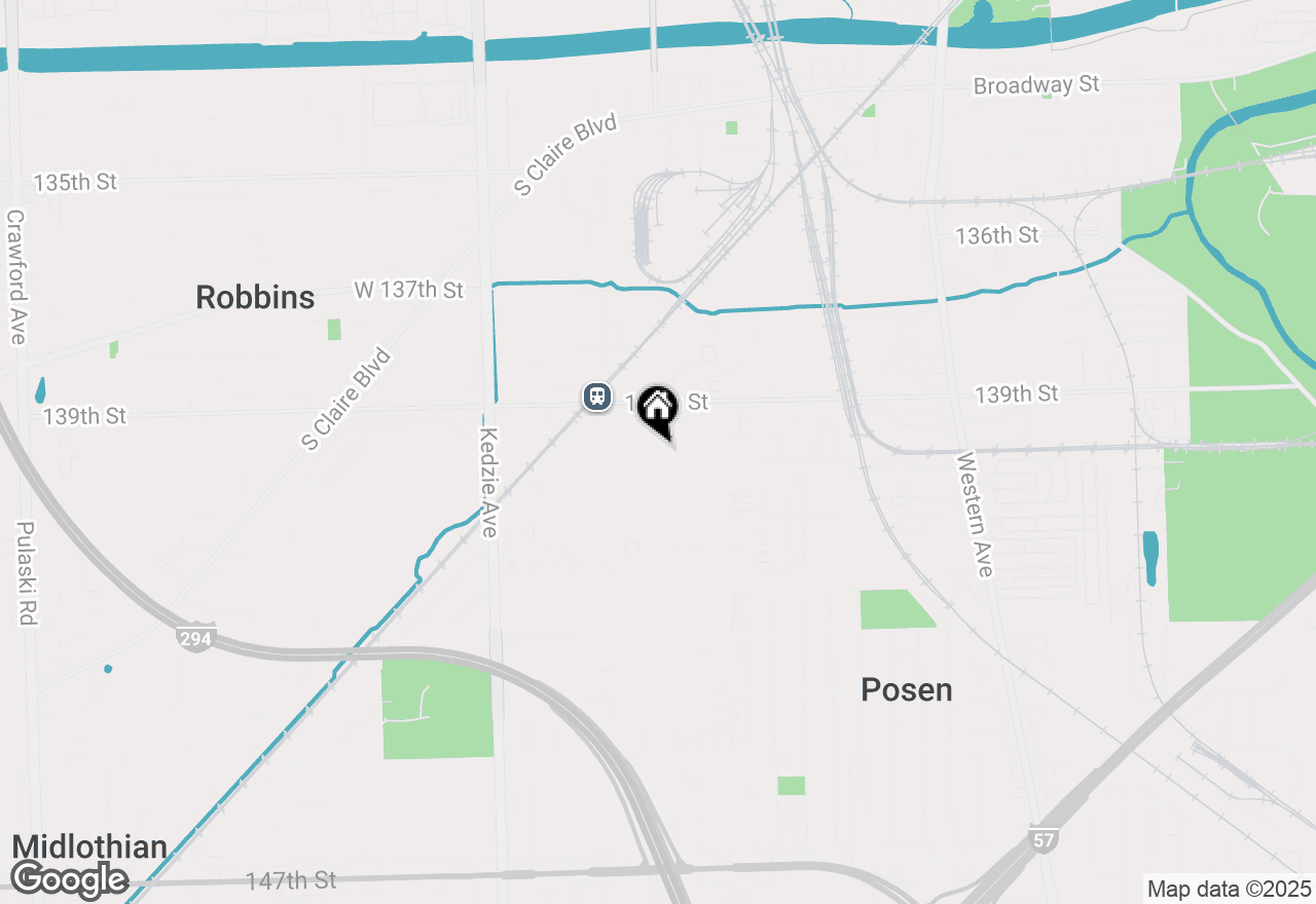 Map of 2904 140th Street, Blue Island, IL 60406