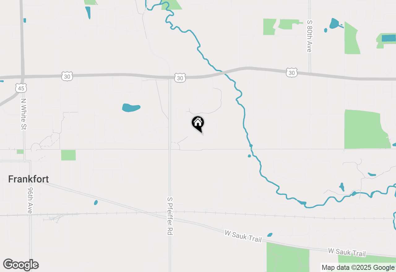 Map of 8643 Shire Court, Frankfort, IL 60423