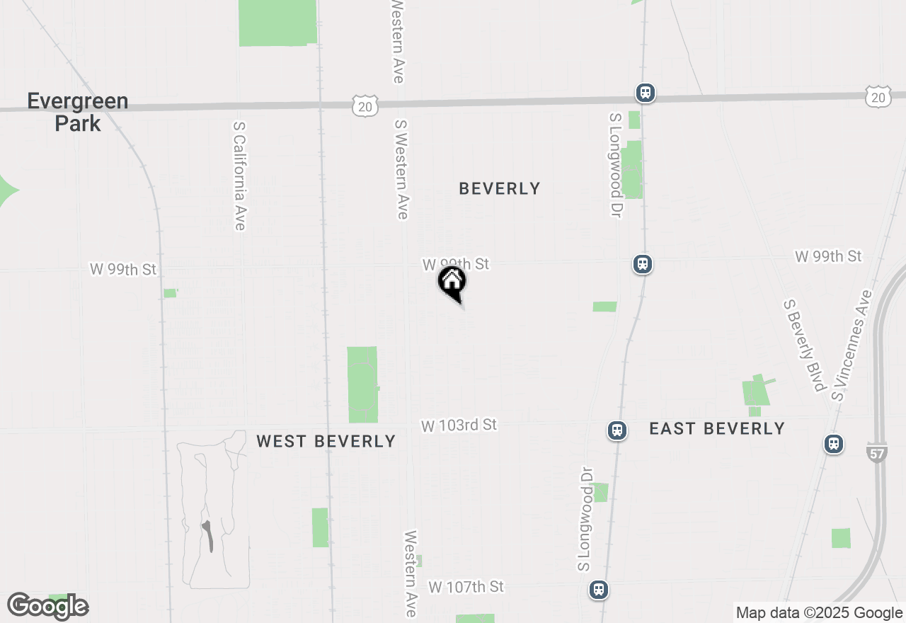 Map of 10007 S Oakley Avenue, Chicago, IL 60643