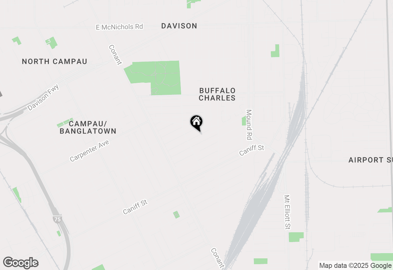 Map of 5076 Eldridge Street, Hamtramck, MI 48212