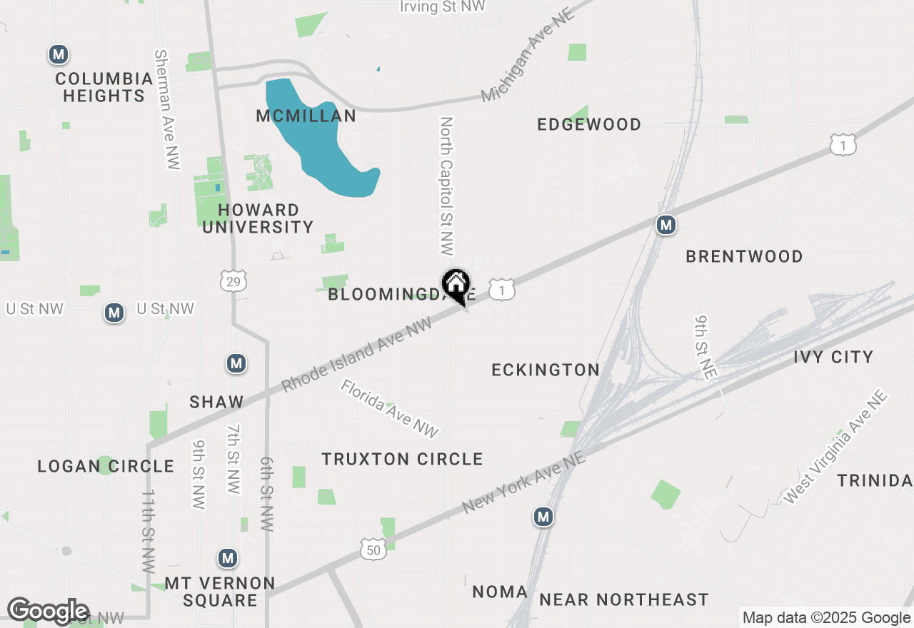 Map of 11 Rhode Island Avenue Ne, Washington, DC 20002