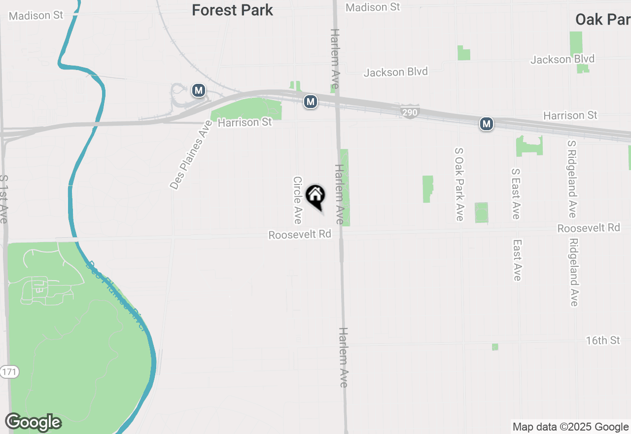 Map of 1116 Marengo Avenue, Forest Park, IL 60130