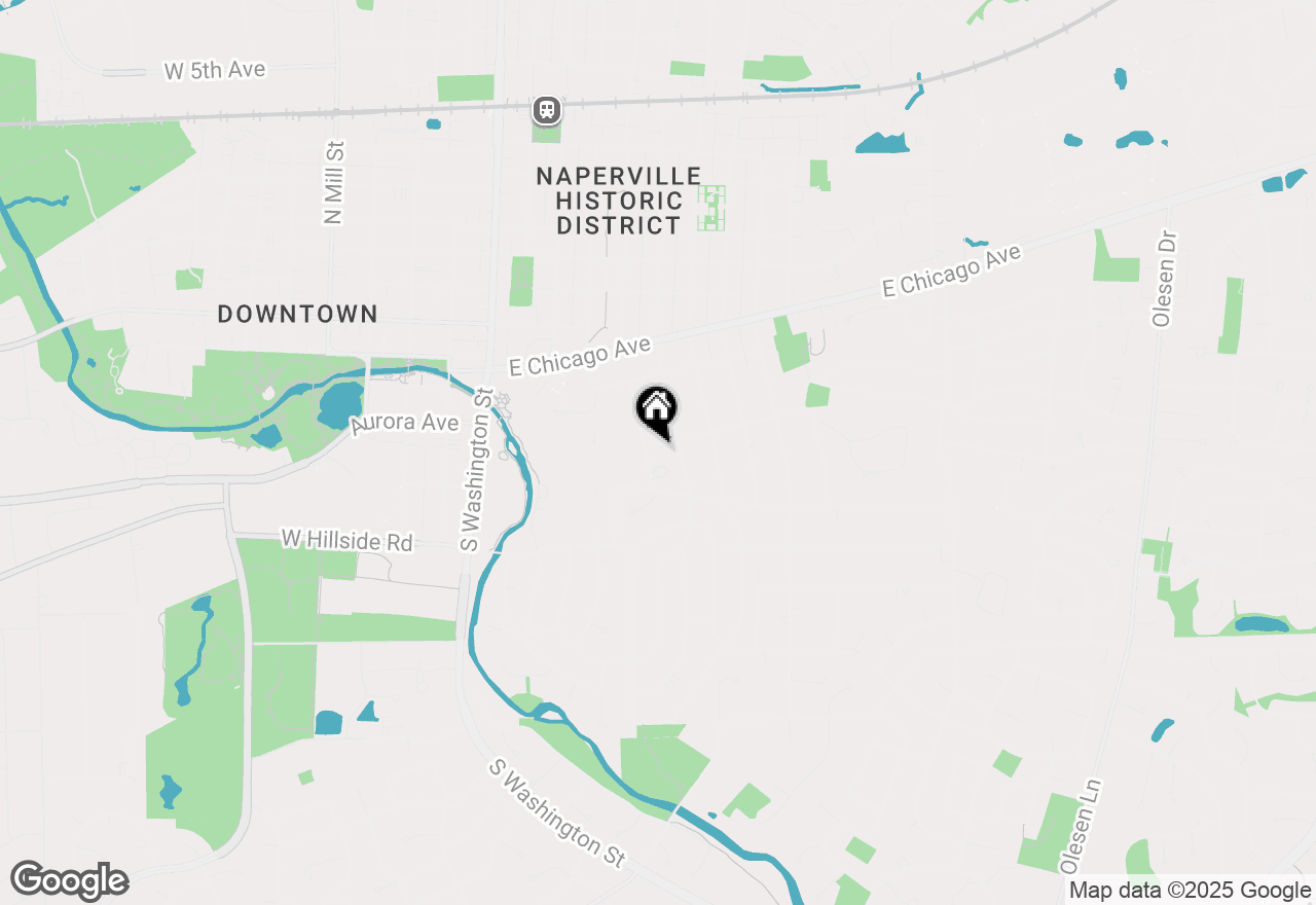 Map of 410 E Porter Avenue, Naperville, IL 60540