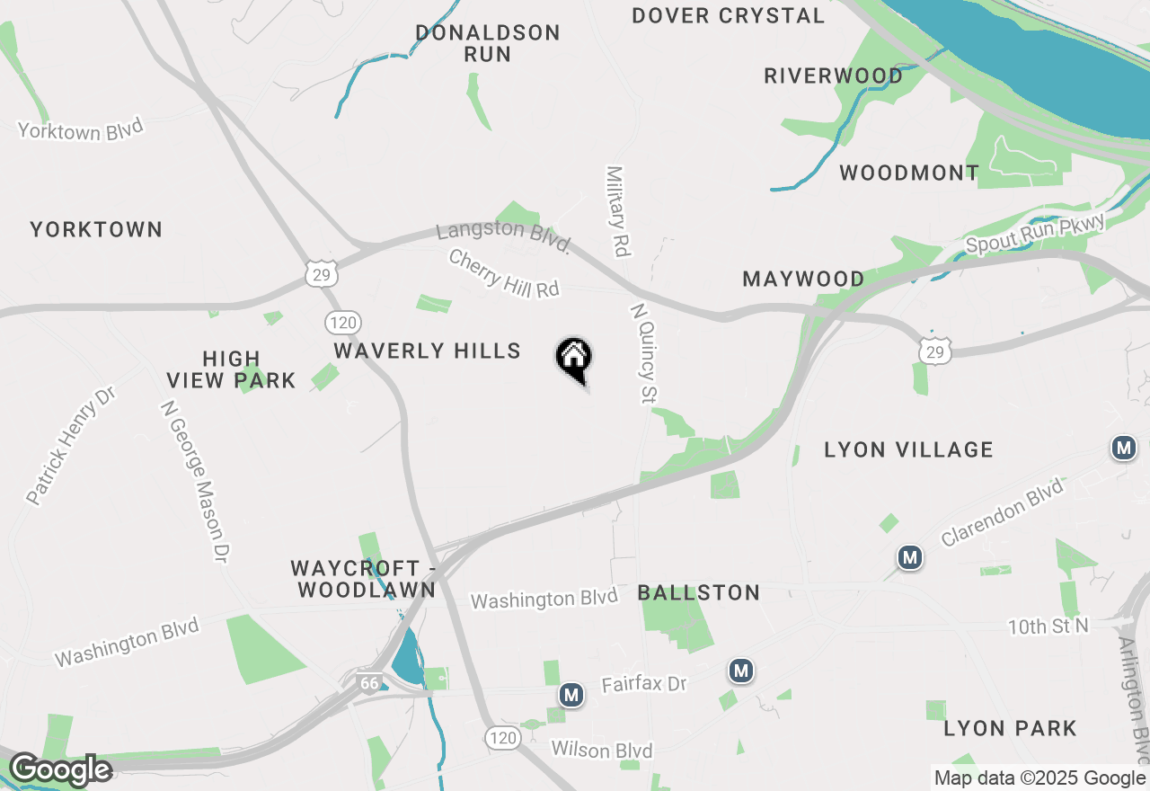 Map of 4118 18th Road N #MIDDLE FLOOR, Arlington, VA 22207