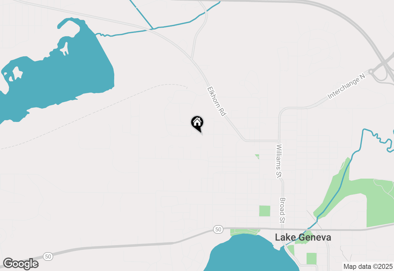 Map of 941 Woodridge Ct #1B, Lake Geneva, WI 53147