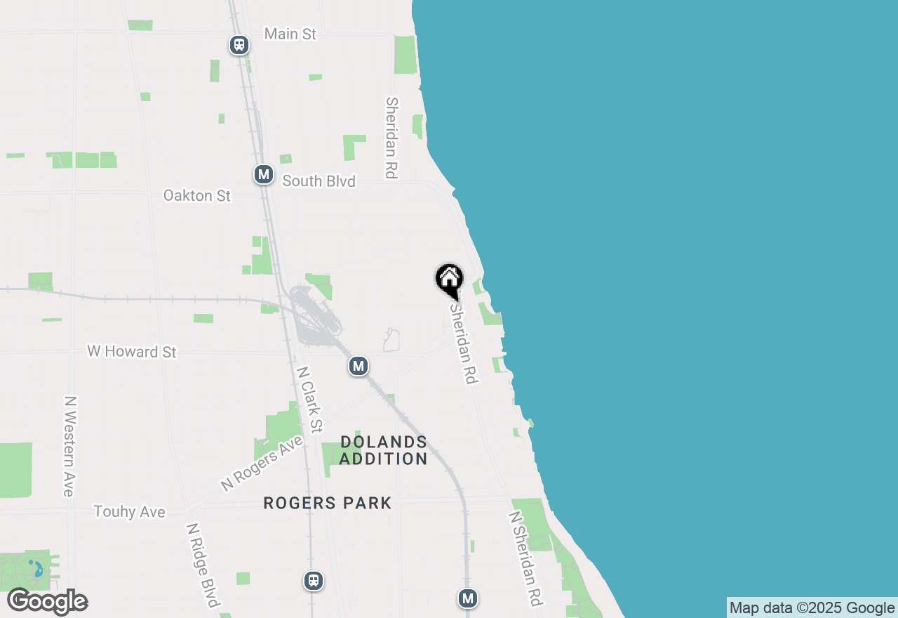 Map of 7710 N Sheridan Road #207, Chicago, IL 60626