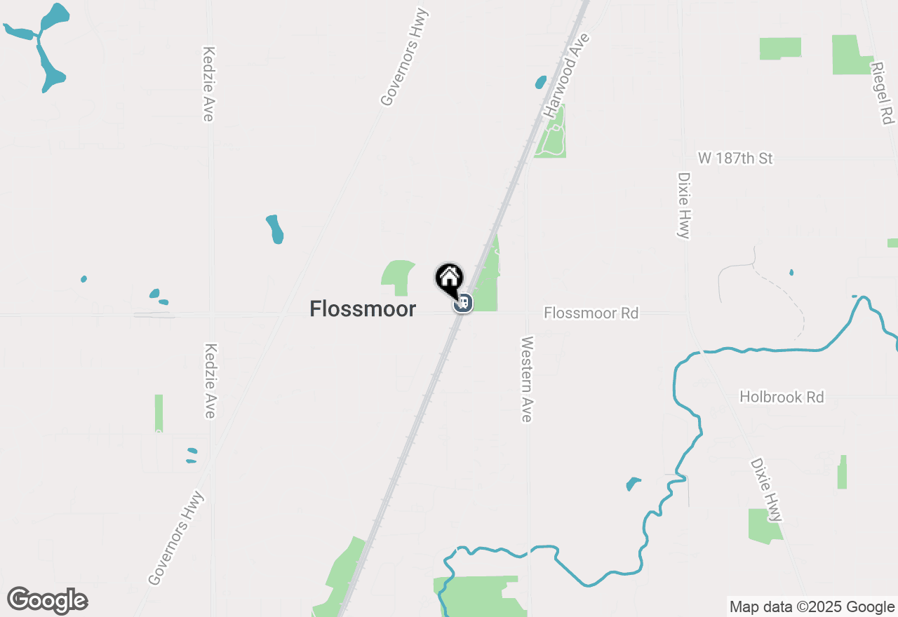 Map of 1044 Sterling Avenue, Flossmoor, IL 60422