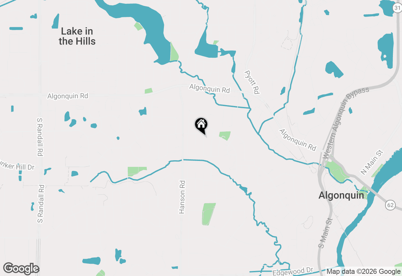 Map of 310 Crestwood Court, Algonquin, IL 60102