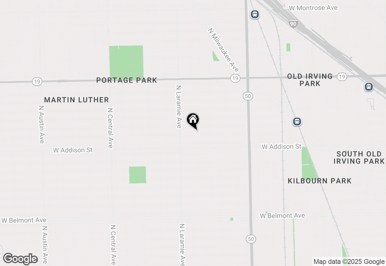 Map of (Address confidential), Chicago, Illinois 60641