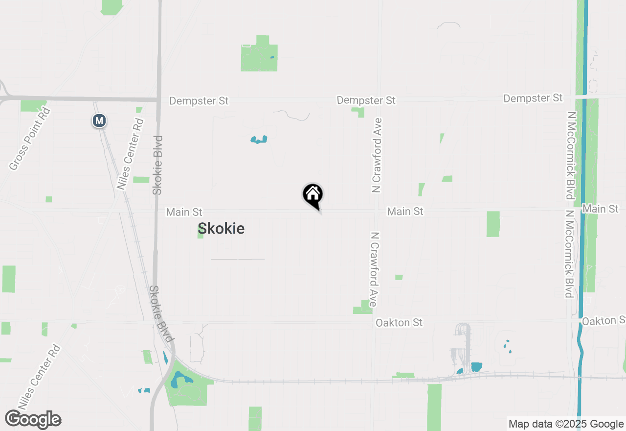 Map of 4213 Main Street, Skokie, IL 60076