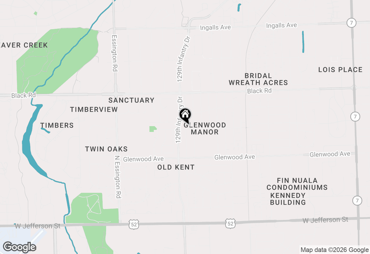 Map of 2741 Douglas Street, Joliet, IL 60435