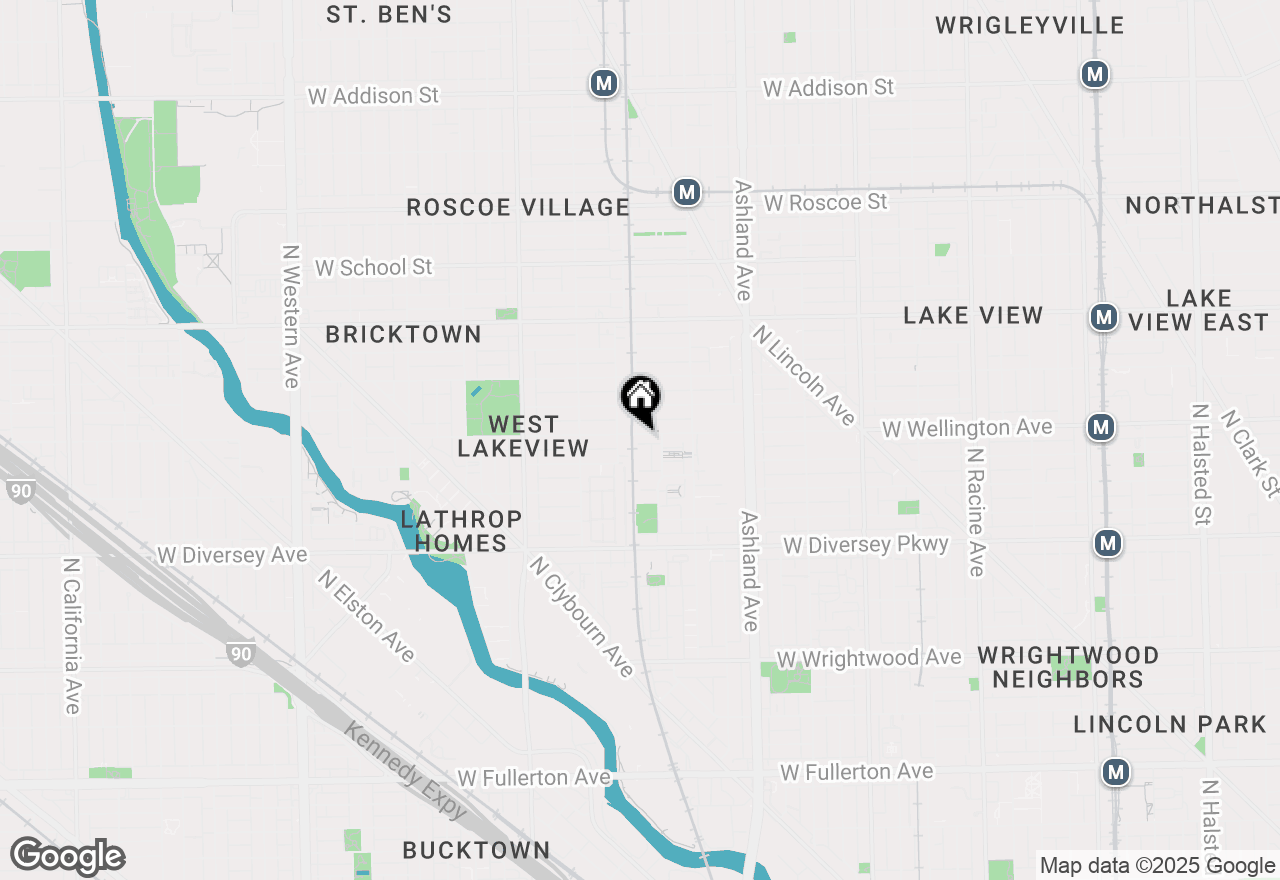 Map of 1759 W Wellington Avenue, Chicago, IL 60657