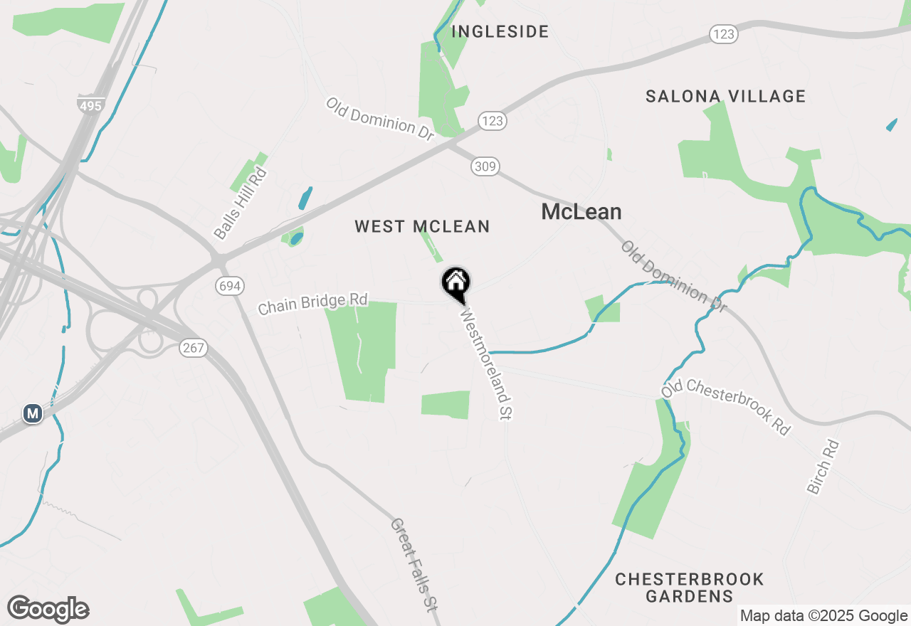 Map of 1528 Westmoreland Street, Mclean, VA 22101