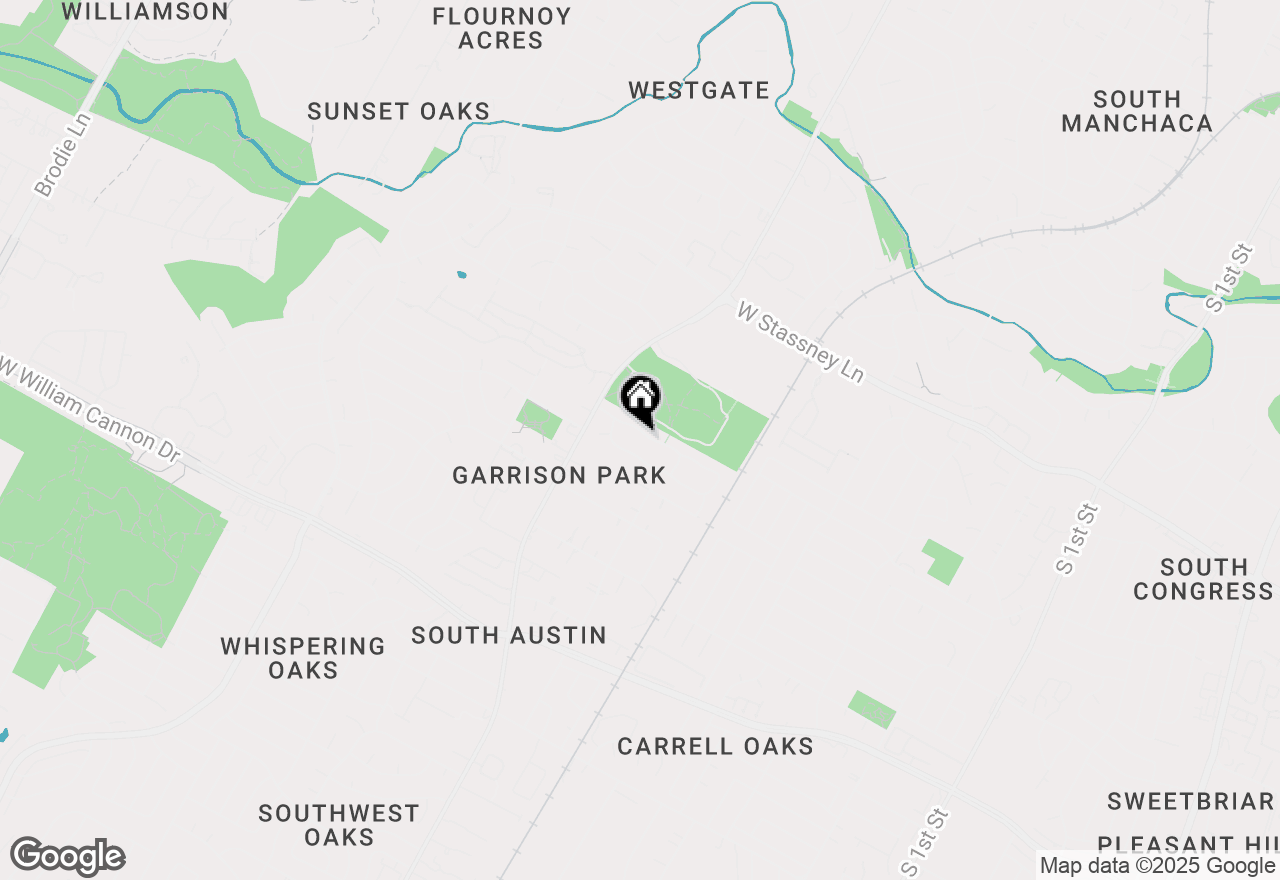 Map of 1909 Parkside Ln, Austin, TX 78745