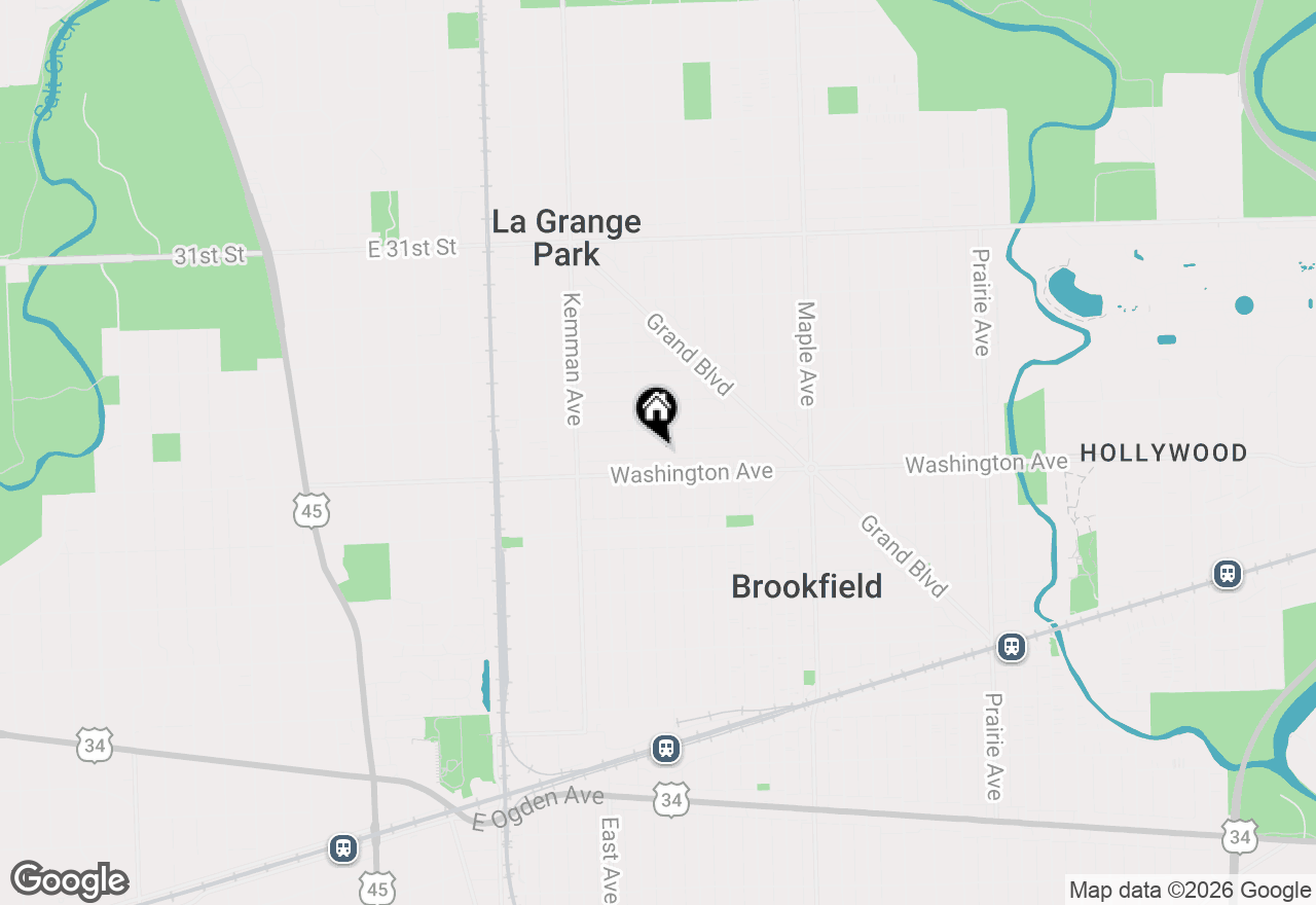 Map of 9431 Jefferson Avenue, Brookfield, IL 60513