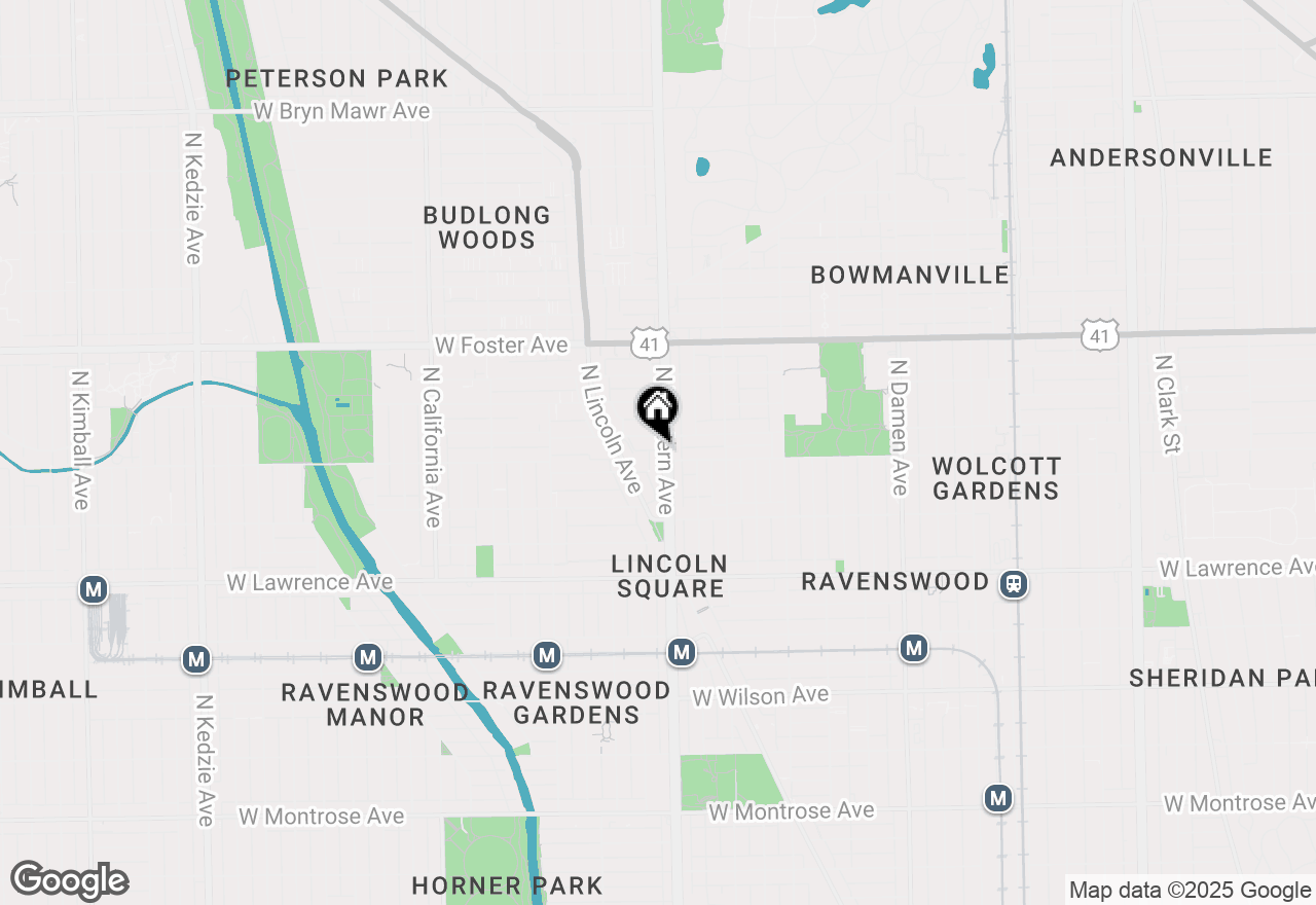 Map of 5006 N Western Avenue #4, Chicago, IL 60625