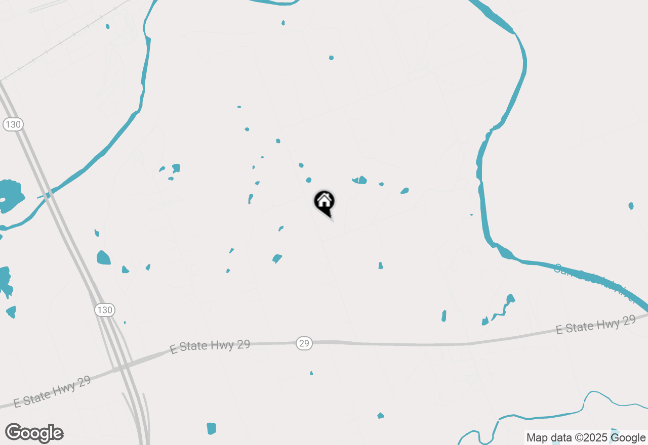 Map of 562 County Road 103, Georgetown, TX 78626