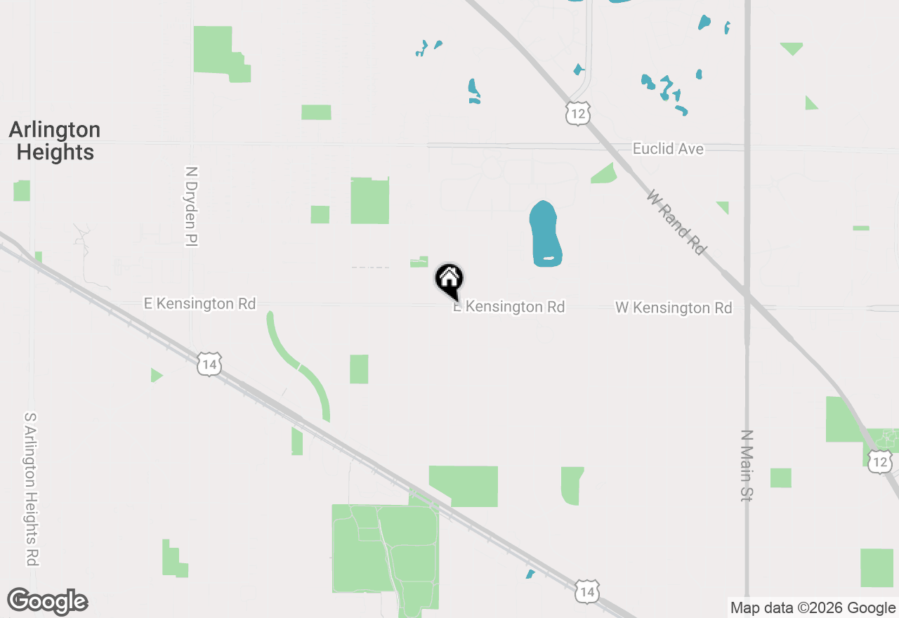 Map of 103 S Donald Avenue, Arlington Heights, IL 60004