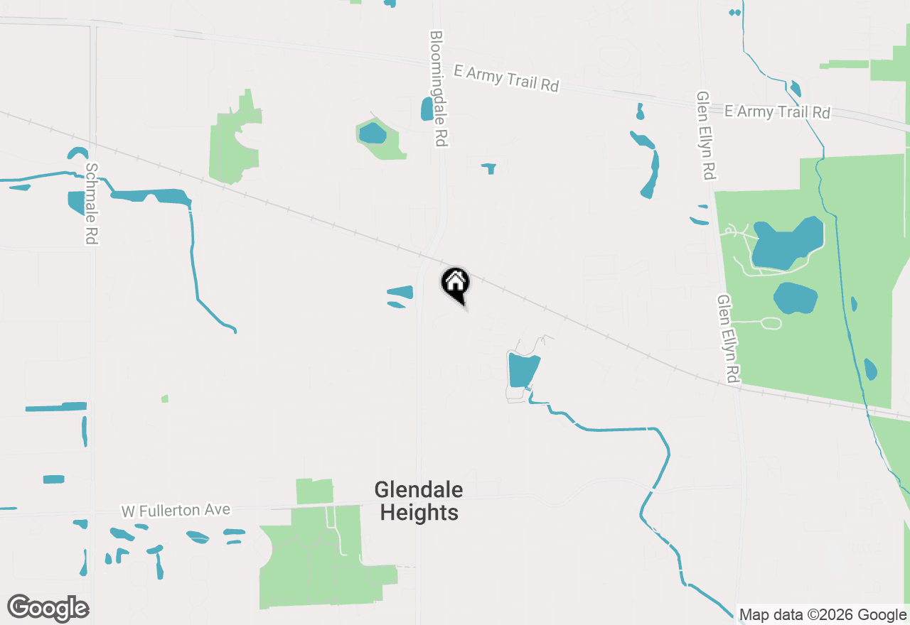 Map of 252 Balmoral Court, Glendale Heights, IL 60139