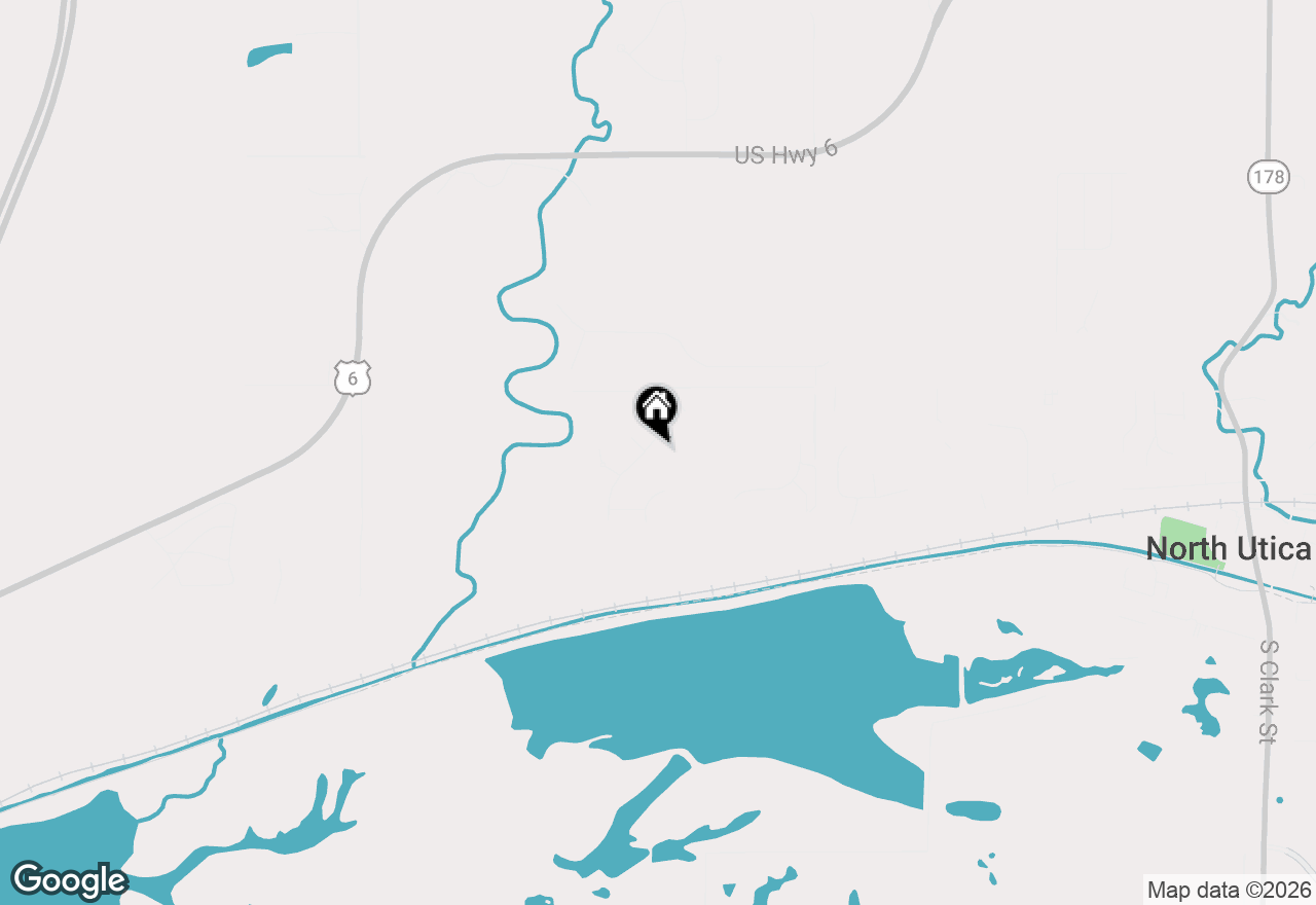 Map of 800 Burgess Drive, Utica, IL 61373