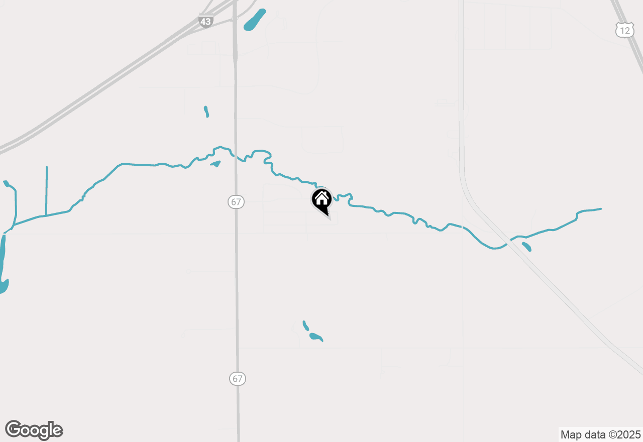 Map of 420 E Sunny Hill Dr, Elkhorn, WI 53121