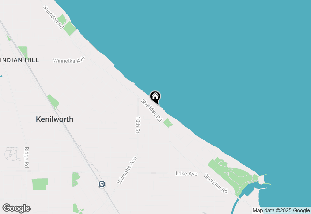 Map of 1500 Sheridan Road #9A, Wilmette, IL 60091