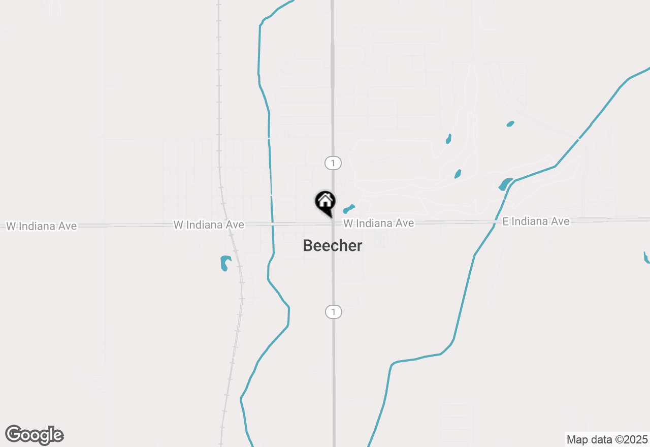 Map of 0 W Indiana Avenue, Beecher, IL 60401