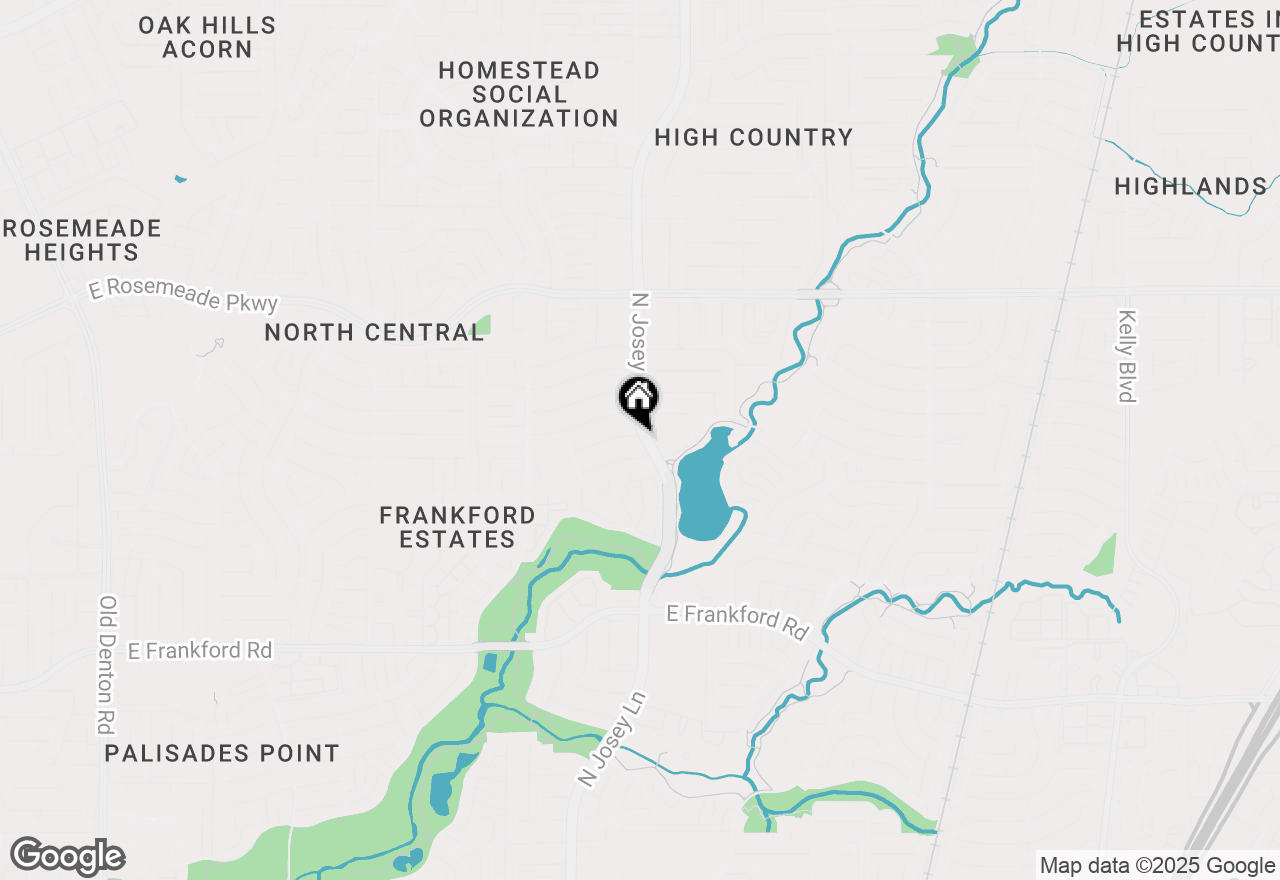 Map of 1841 Arundel Drive, Carrollton, TX 75007