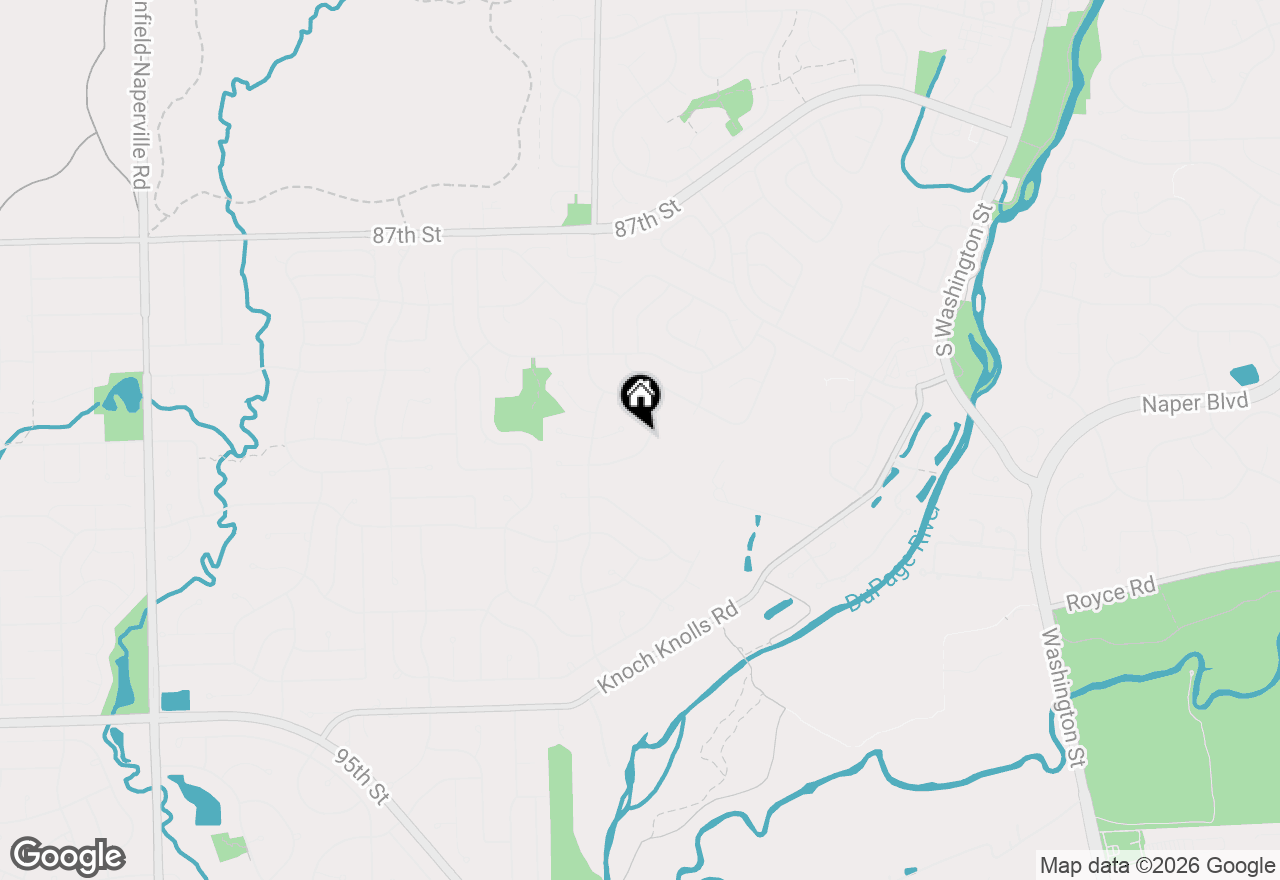 Map of 352 Avena Circle, Naperville, IL 60565