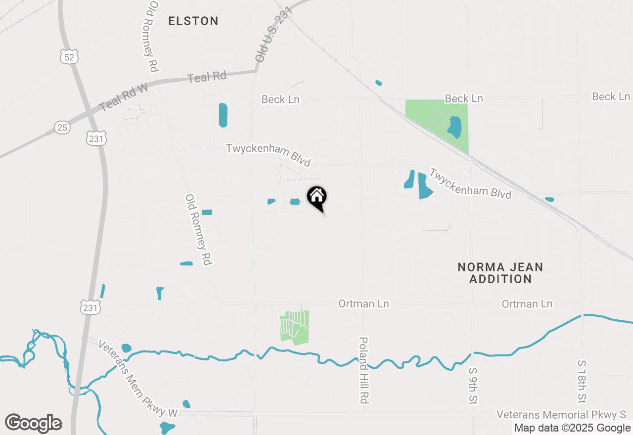 Map of 3227 Townsend Drive, Lafayette, IN 47909