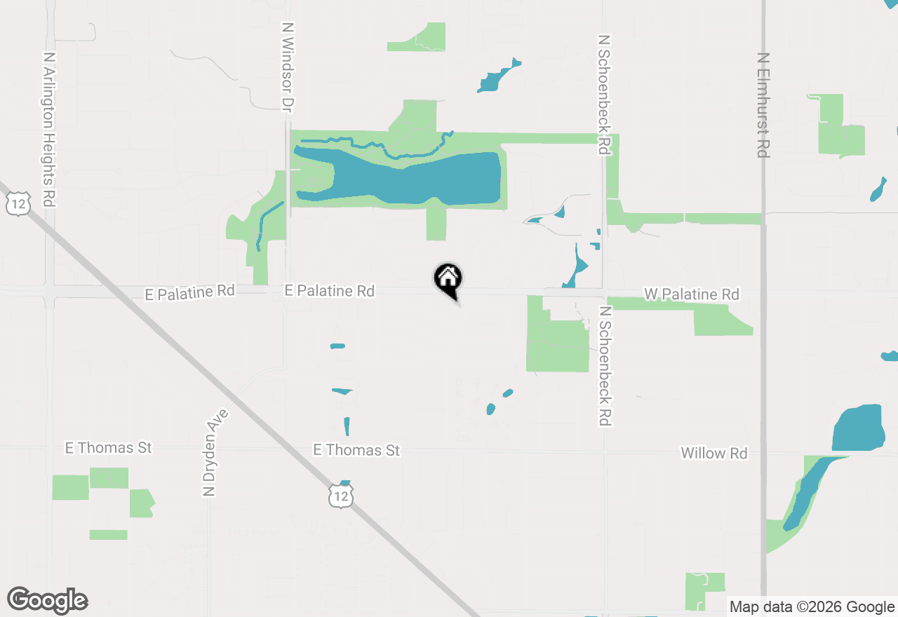 Map of 2207 E Michael Manor Lane, Arlington Heights, IL 60004