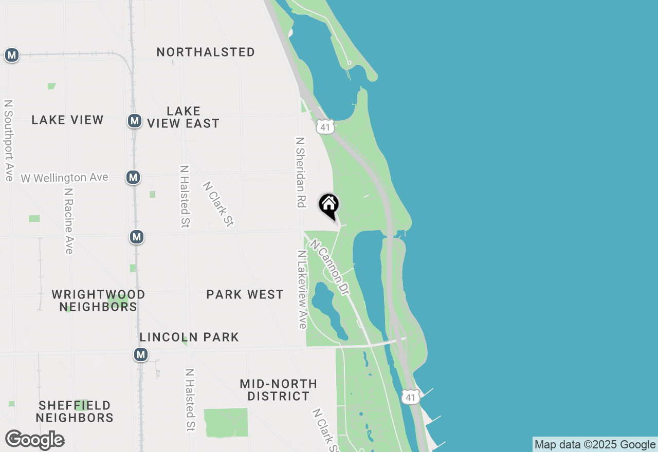 Map of 2800 N Lake Shore Drive #3515, Chicago, IL 60657