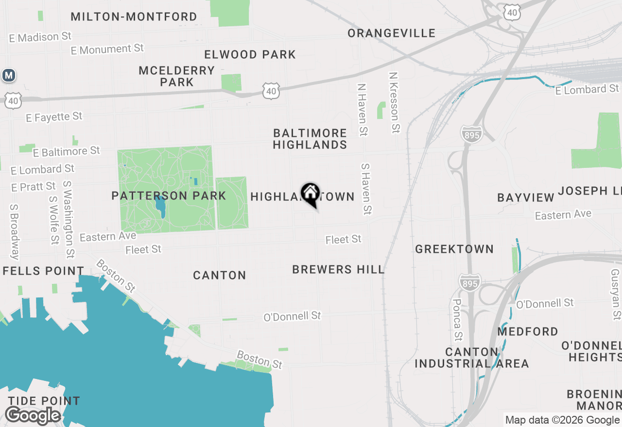 Map of 400 S Conkling Street ##5, Baltimore, MD 21224