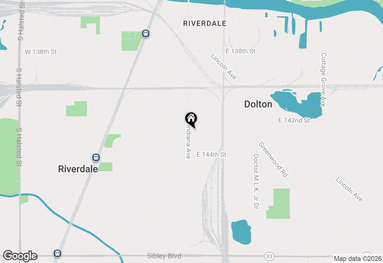 Map of 205 E 142nd Place, Dolton, IL 60419