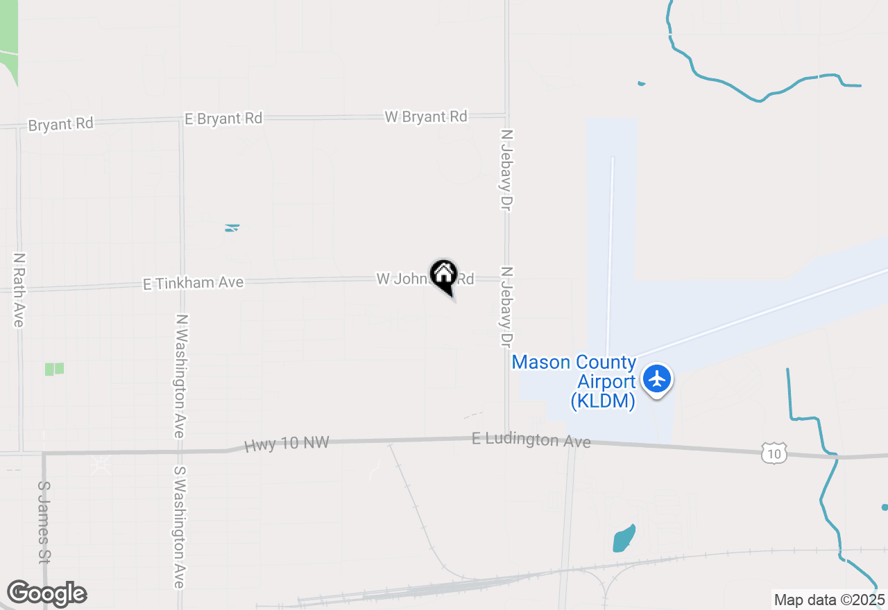 Map of 5752 Brookwood Place, Ludington, MI 49431