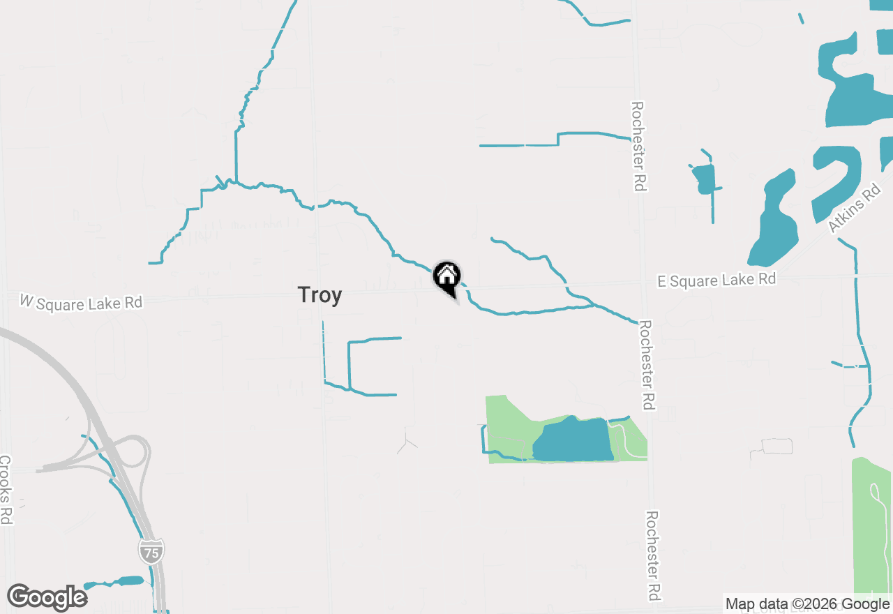 Map of 390 E Square Lake Road, Troy, MI 48085