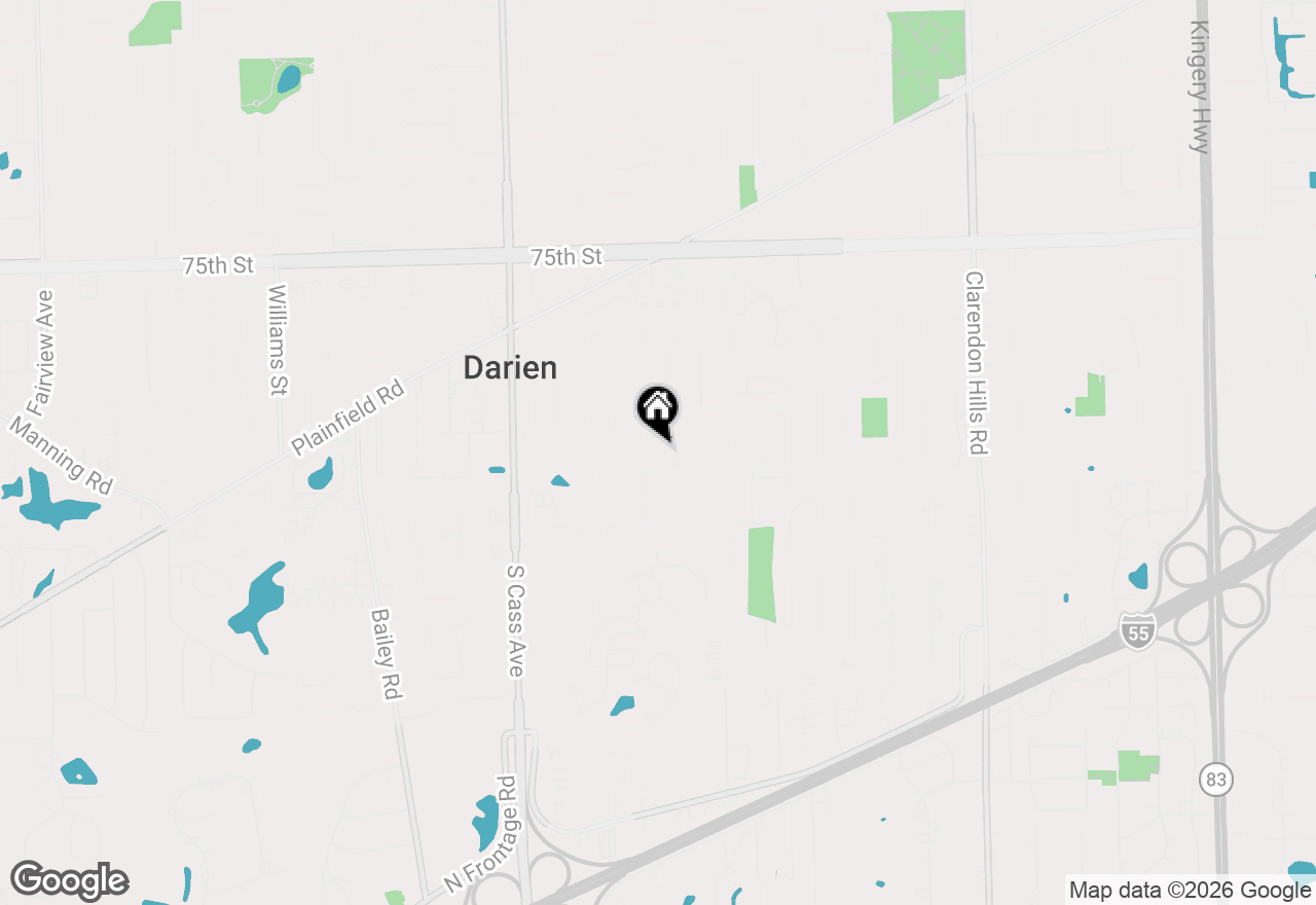 Map of 7825 Stratford Place, Darien, IL 60561