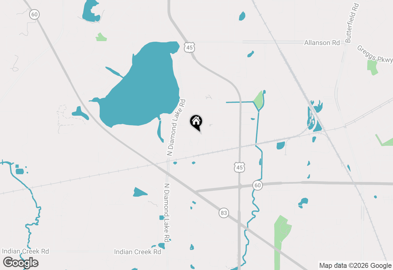 Map of 18804 W Hickory Street, Mundelein, IL 60060