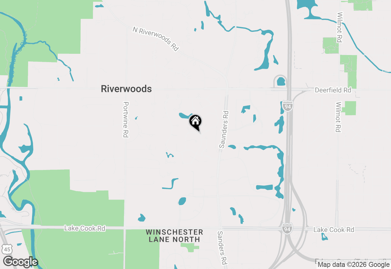 Map of 2397 Pebble Beach Lane, Riverwoods, IL 60015