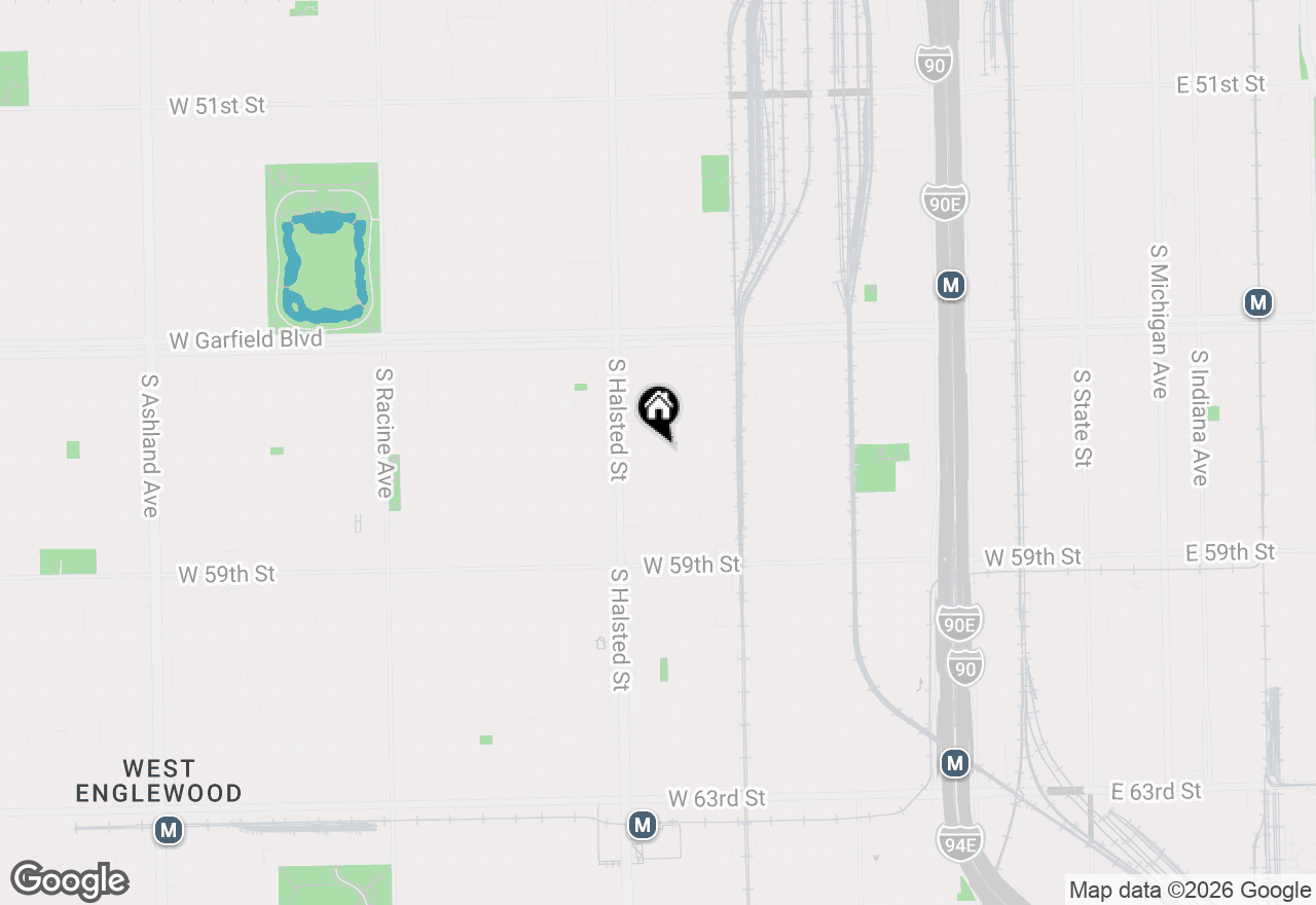 Map of 715 W 57th Street #3, Chicago, IL 60621