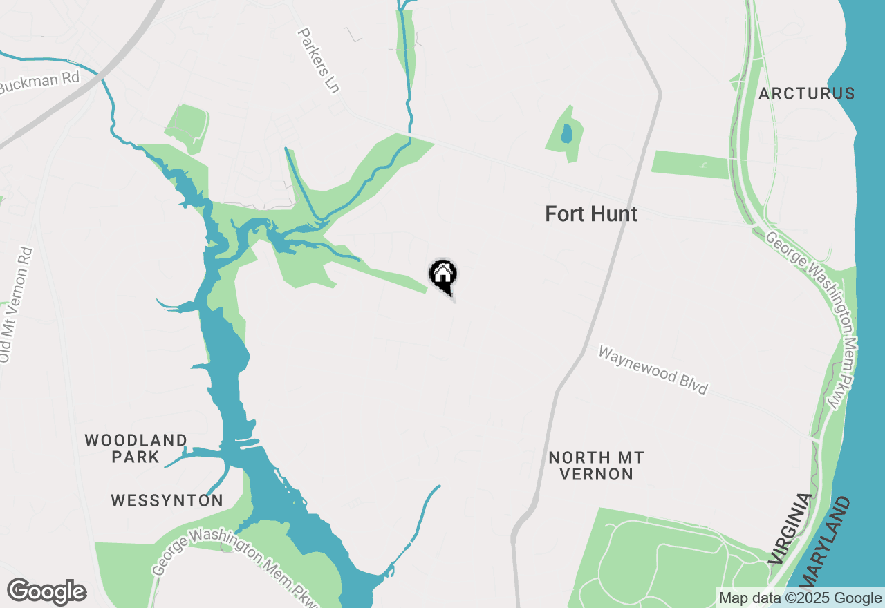 Map of 8415 Riverside Road, Alexandria, VA 22308